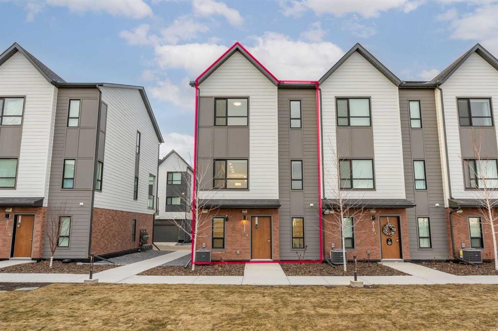 617-20295 Seton Way Se, Calgary, AB - Outdoor With Facade