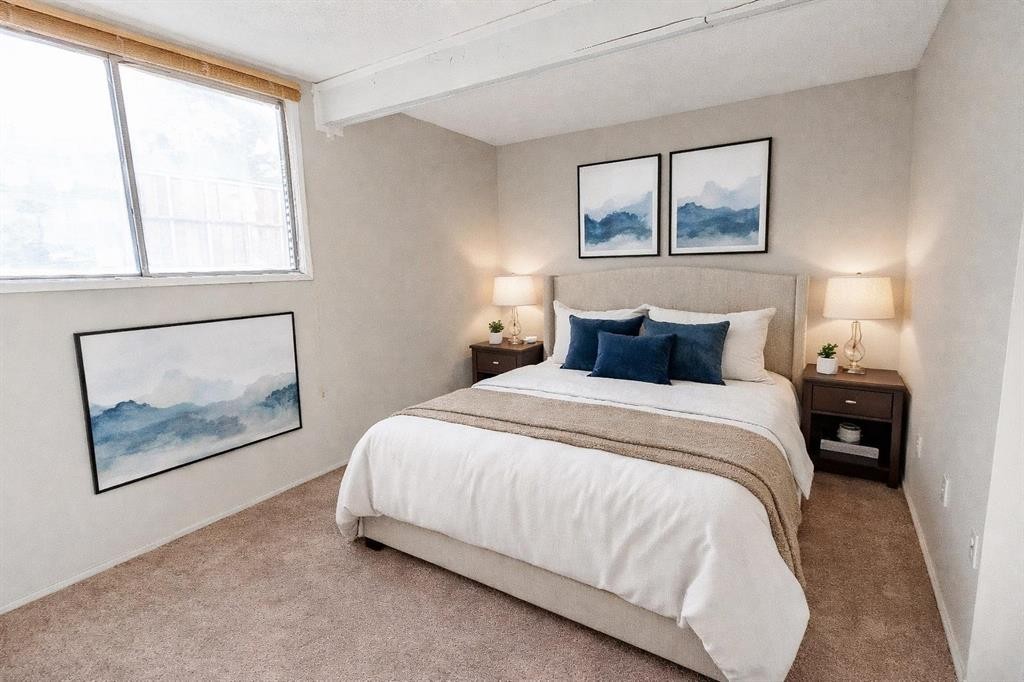 92 Queen Isabella Close Se, Calgary, AB - Indoor Photo Showing Bedroom
