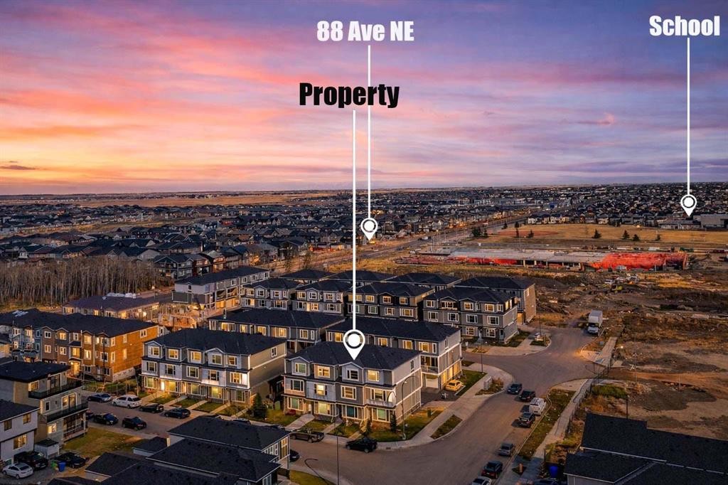 239 Saddlepeace Crescent Ne, Calgary, AB - Outdoor With View