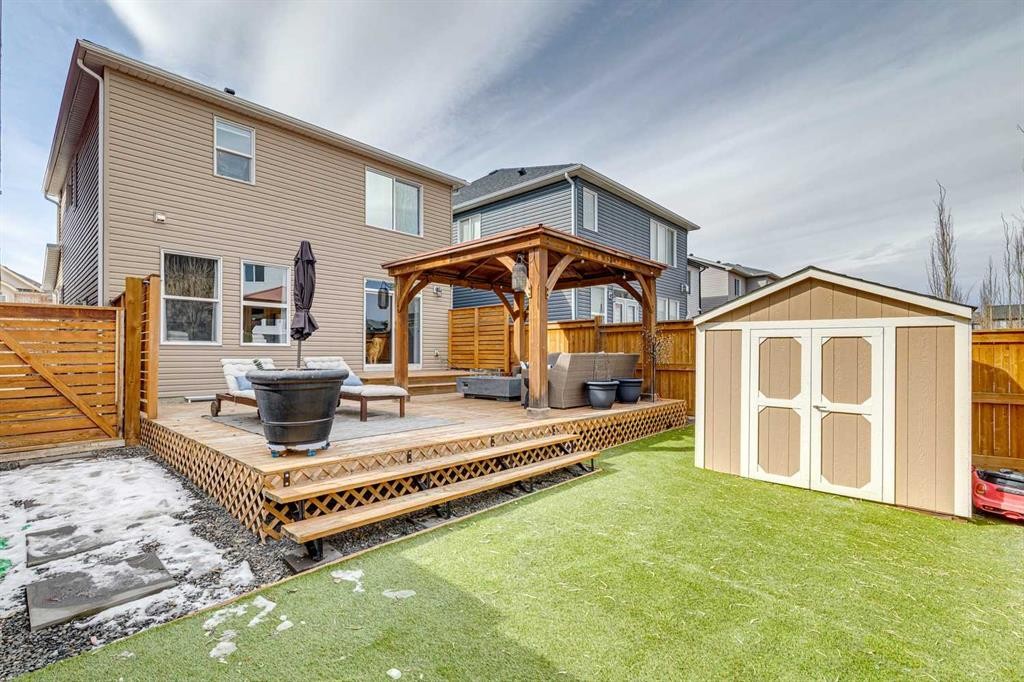 44 Legacy Landing Se, Calgary, AB - Outdoor With Deck Patio Veranda With Exterior