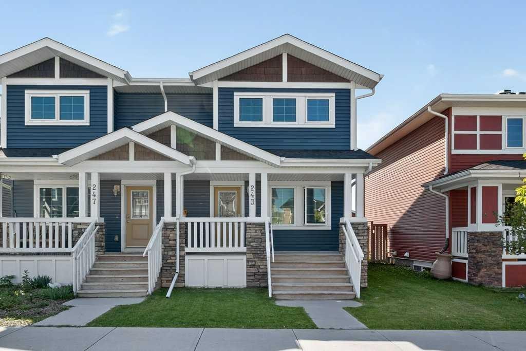 243 Redstone Drive Ne, Calgary, AB - Outdoor With Deck Patio Veranda With Facade