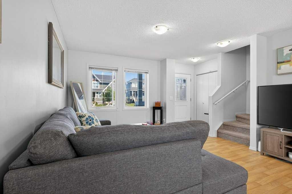 243 Redstone Drive Ne, Calgary, AB - Indoor Photo Showing Living Room