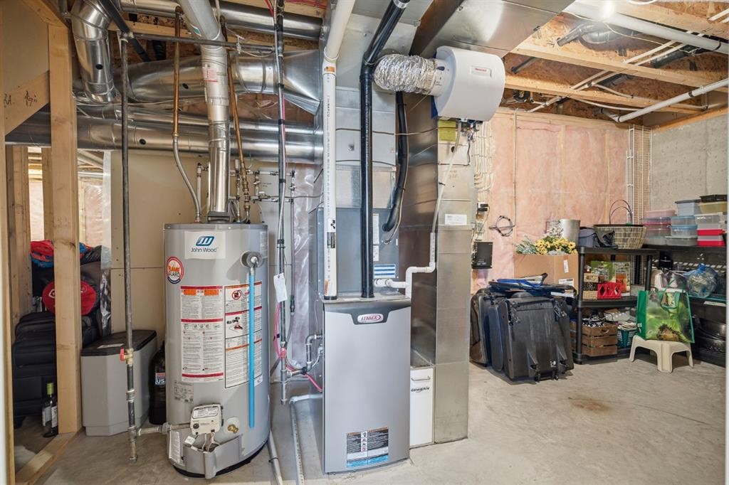 216 Valley Ridge Heights Nw, Calgary, AB - Indoor Photo Showing Basement