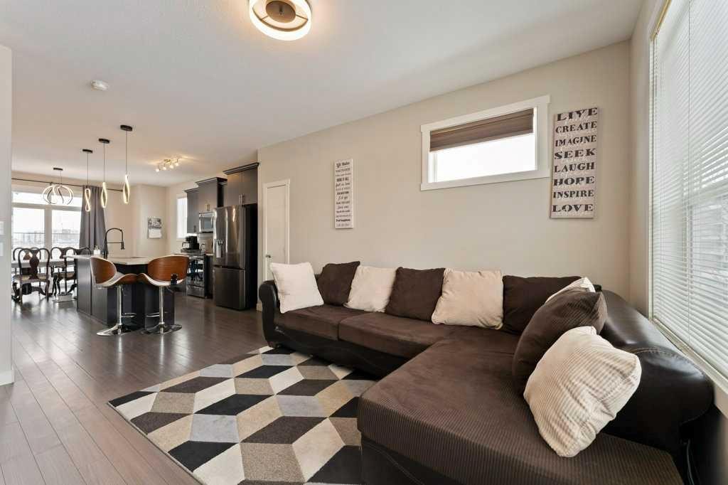 154 Redstone View Ne, Calgary, AB - Indoor Photo Showing Living Room