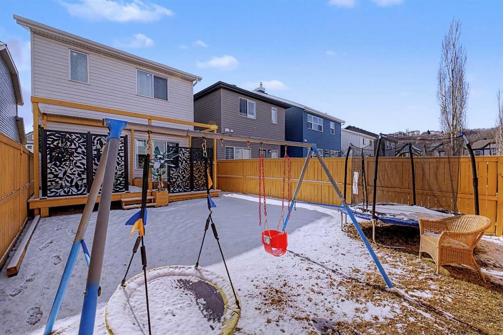 80 Chaparral Valley Crescent Se, Calgary, AB - Outdoor With Deck Patio Veranda