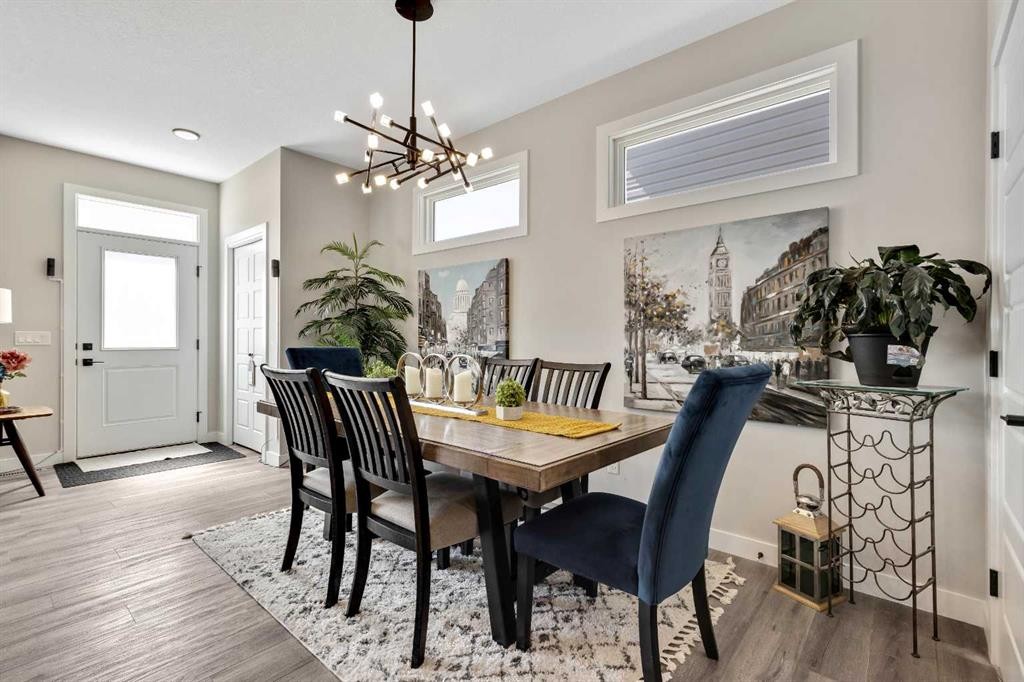 3675 Cornerstone Boulevard Ne, Calgary, AB - Indoor Photo Showing Dining Room