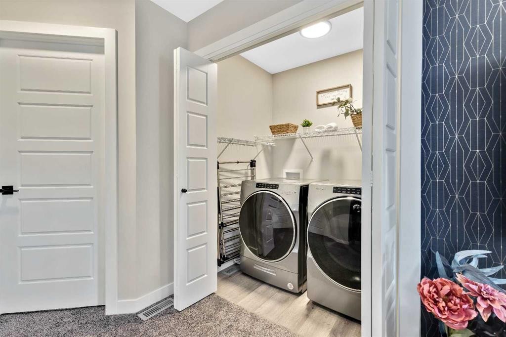 3675 Cornerstone Boulevard Ne, Calgary, AB - Indoor Photo Showing Laundry Room