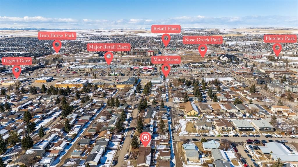 36 Alpine Crescent Se, Airdrie, AB - Outdoor With View