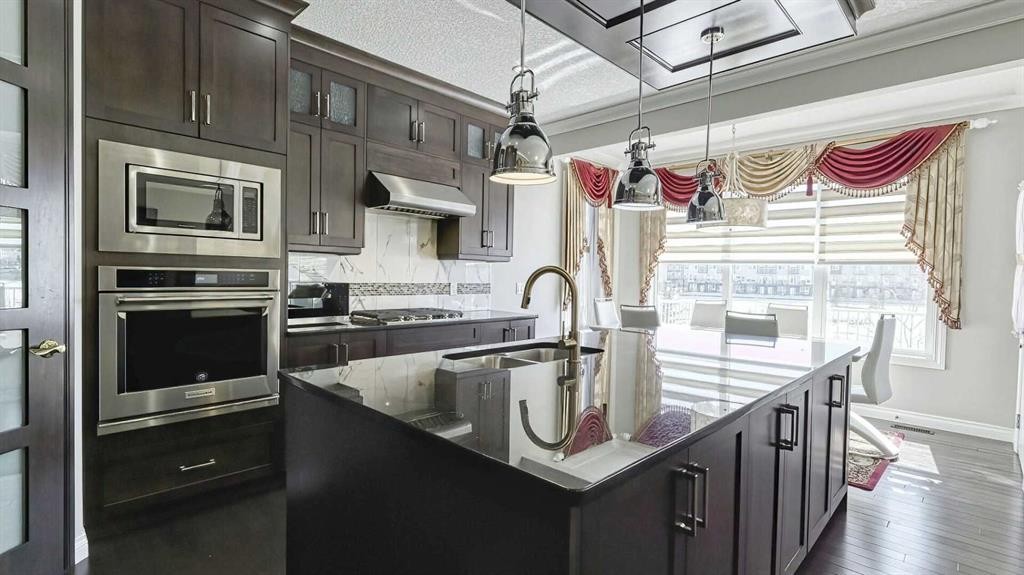 47 Saddlelake Way Ne, Calgary, AB - Indoor Photo Showing Kitchen With Upgraded Kitchen