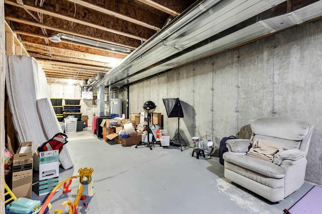 46 Creekstone Path Sw, Calgary, AB - Indoor Photo Showing Basement