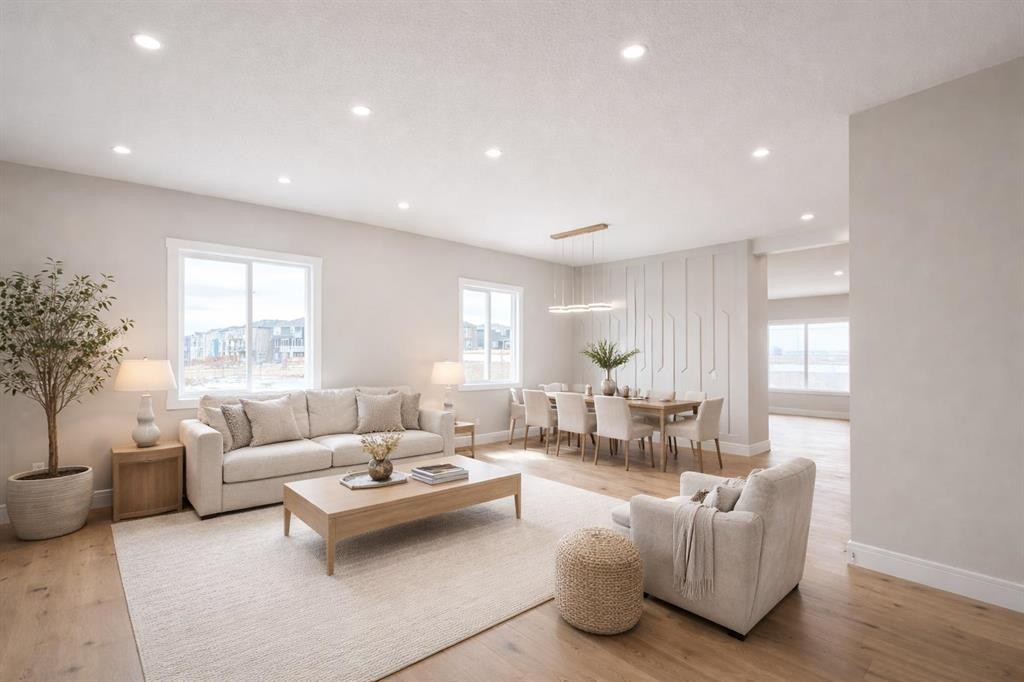 852 Dawson Point, Chestermere, AB - Indoor Photo Showing Living Room