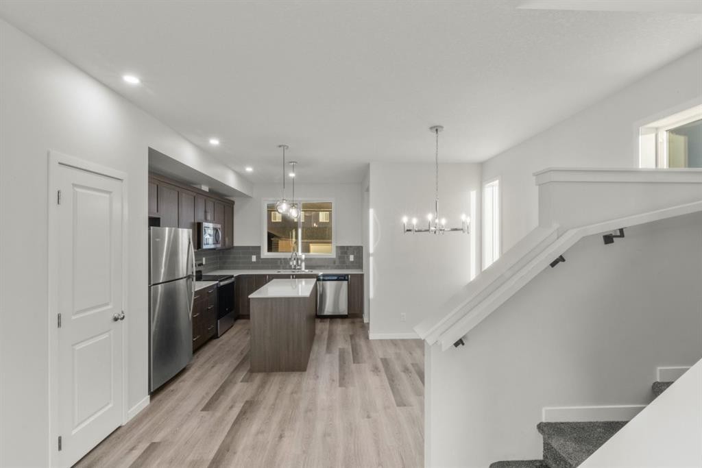 98 Cornerstone Link Ne, Calgary, AB - Indoor Photo Showing Kitchen