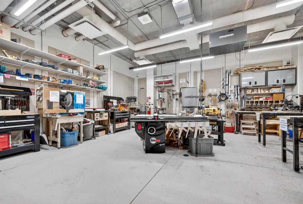 407-122 Mahogany Centre Se, Calgary, AB - Indoor Photo Showing Garage