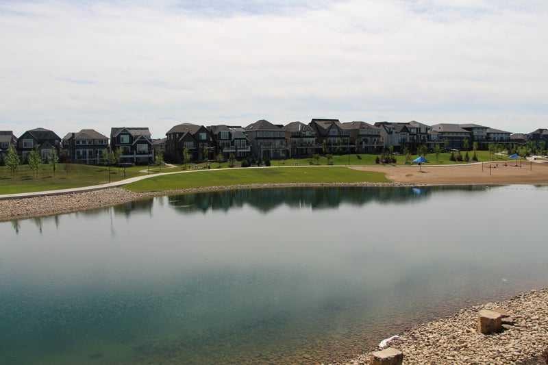 407-122 Mahogany Centre Se, Calgary, AB - Outdoor With Body Of Water With View