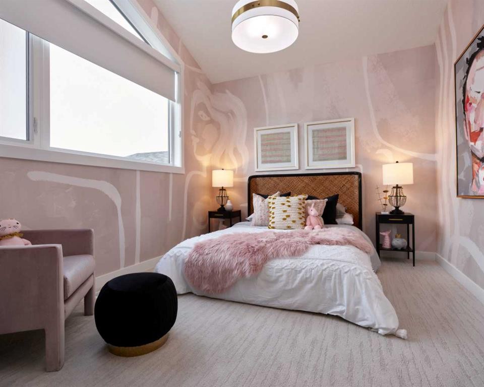 42 Setonridge Way Se, Calgary, AB - Indoor Photo Showing Bedroom
