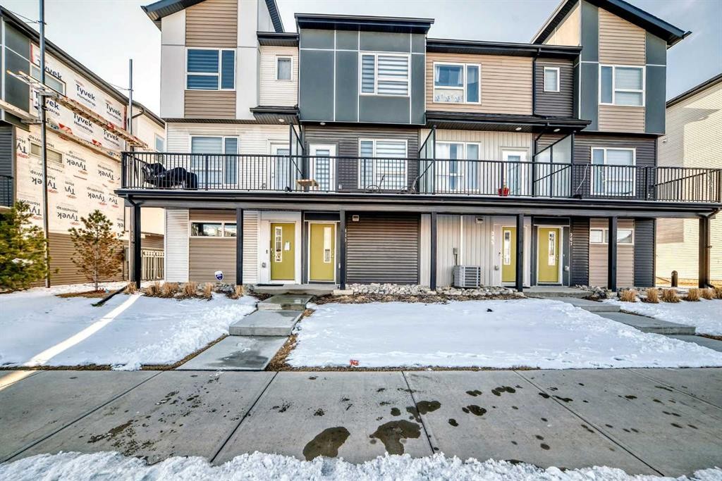 263 Redstone Boulevard Ne, Calgary, AB - Outdoor With Balcony With Facade