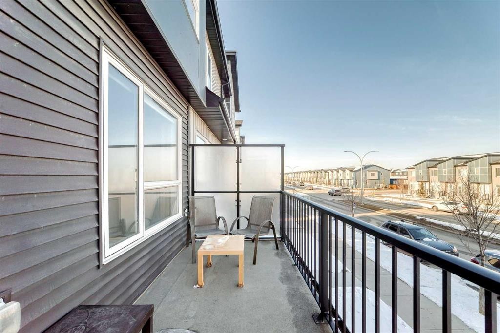 263 Redstone Boulevard Ne, Calgary, AB - Outdoor With Balcony With Exterior