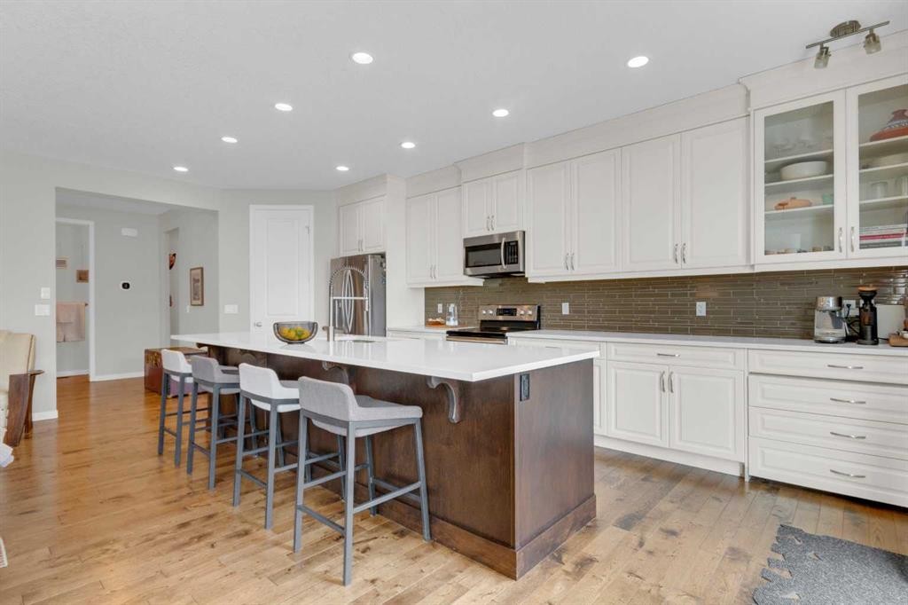 2052 Brightoncrest Green Se, Calgary, AB - Indoor Photo Showing Kitchen With Upgraded Kitchen