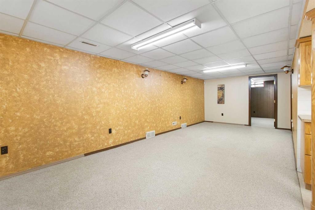 1108 Marcombe Crescent Ne, Calgary, AB - Indoor Photo Showing Basement