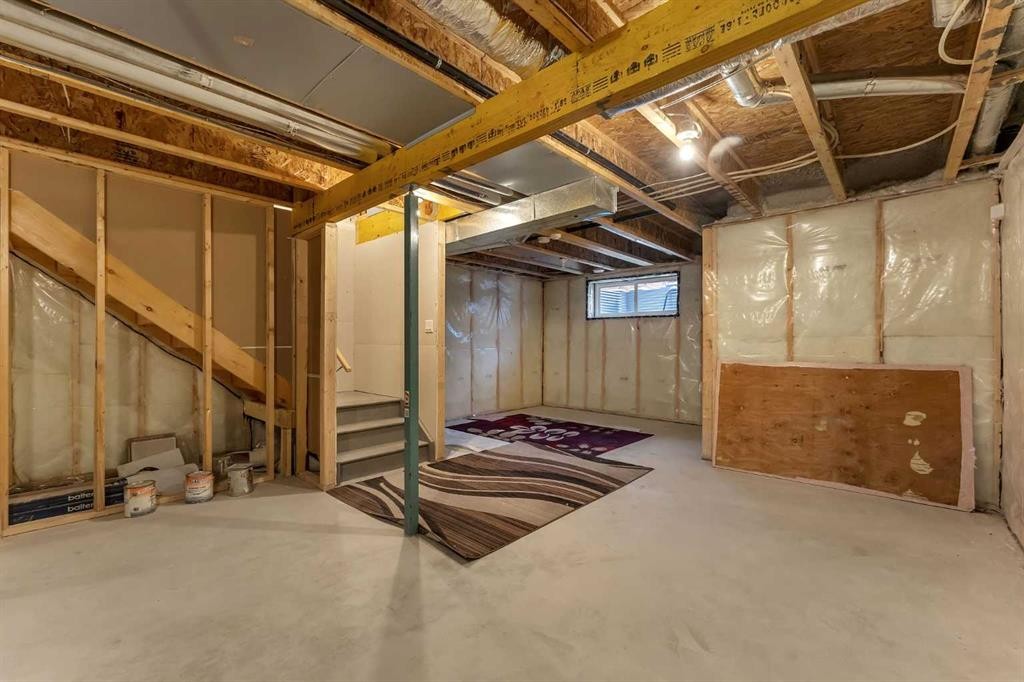 96 Cornerstone Passage Ne, Calgary, AB - Indoor Photo Showing Basement