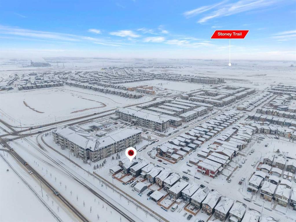 96 Cornerstone Passage Ne, Calgary, AB - Outdoor With View