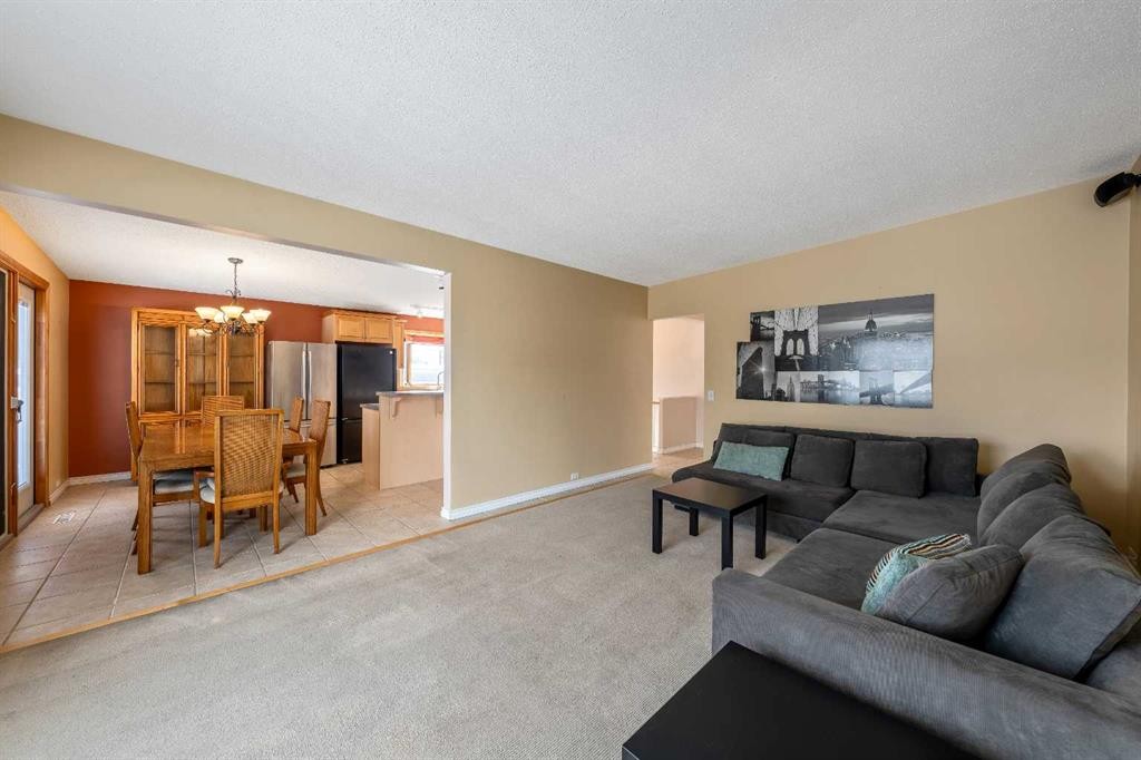 1017 Mckinnon Drive Ne, Calgary, AB - Indoor Photo Showing Living Room