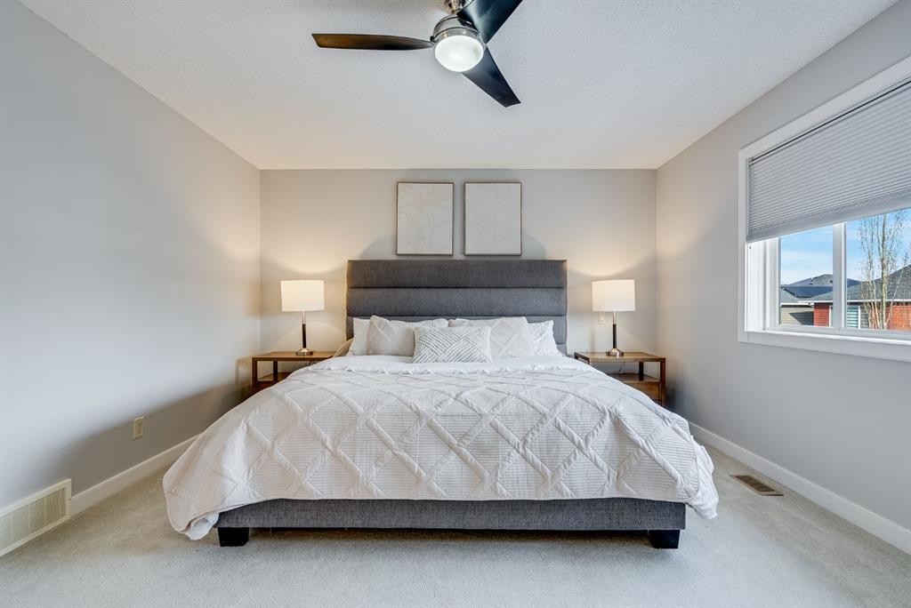 26 Auburn Glen Circle Se, Calgary, AB - Indoor Photo Showing Bedroom