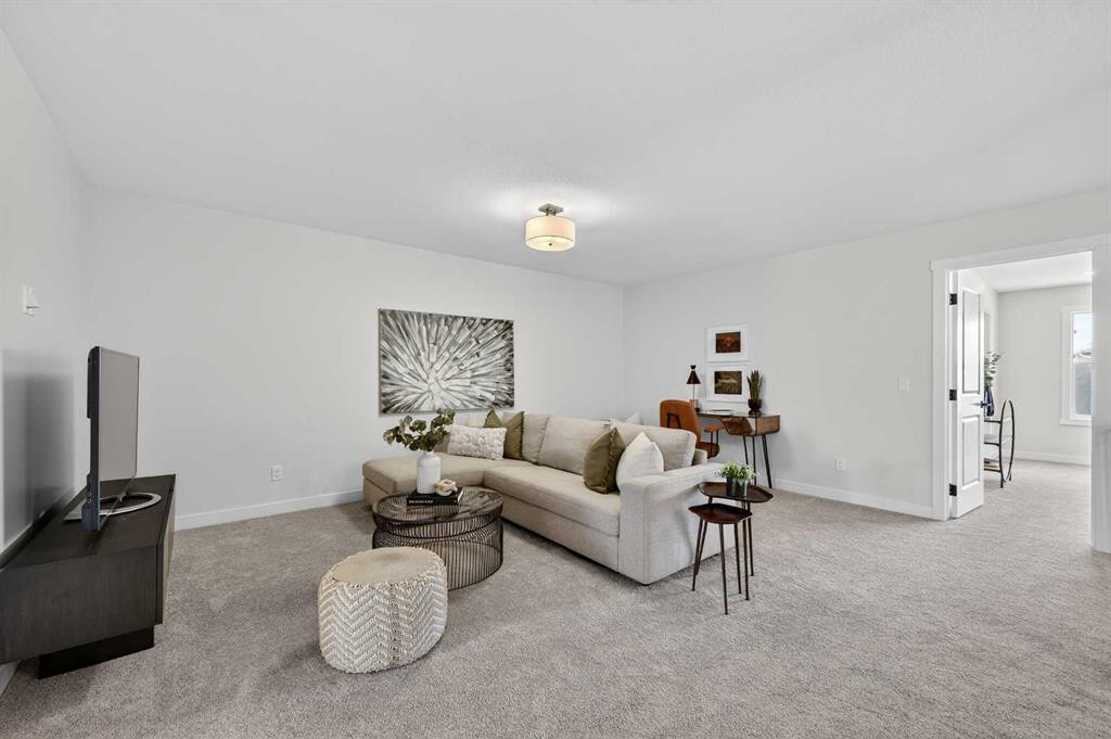 36 Lewiston Common Ne, Calgary, AB - Indoor Photo Showing Living Room