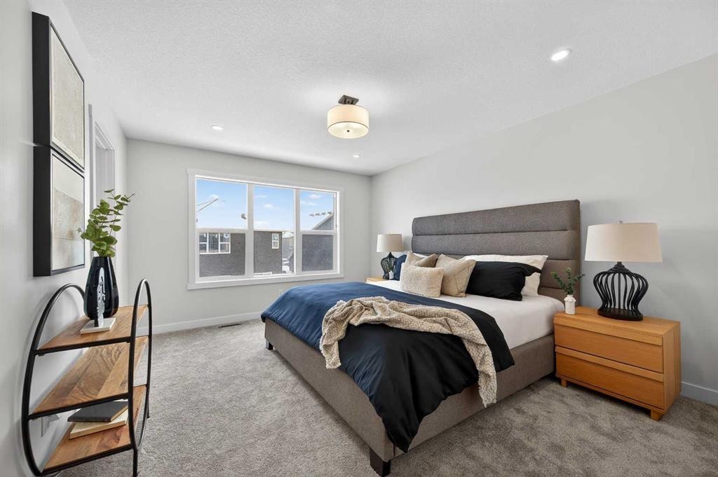 36 Lewiston Common Ne, Calgary, AB - Indoor Photo Showing Bedroom