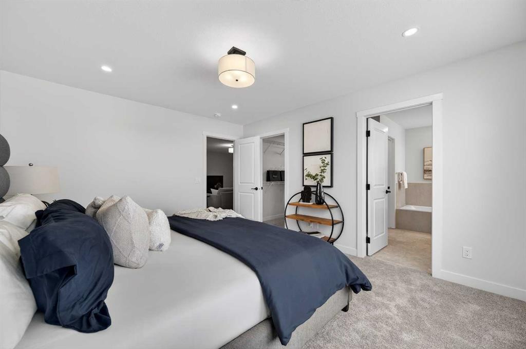 36 Lewiston Common Ne, Calgary, AB - Indoor Photo Showing Bedroom