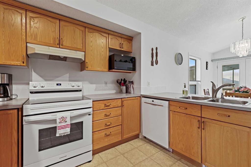 272 Saddlemead Road Ne, Calgary, AB - Indoor Photo Showing Kitchen With Double Sink