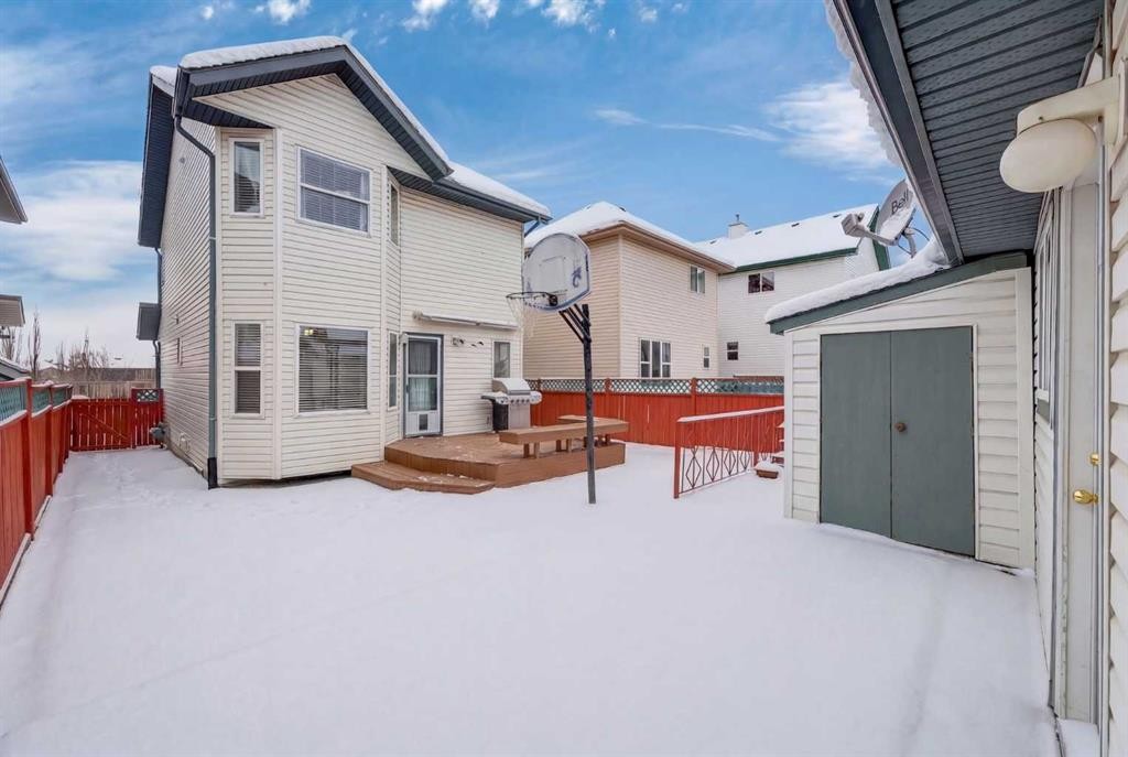 14 Hidden Ranch Hill Nw, Calgary, AB - Outdoor With Deck Patio Veranda With Exterior