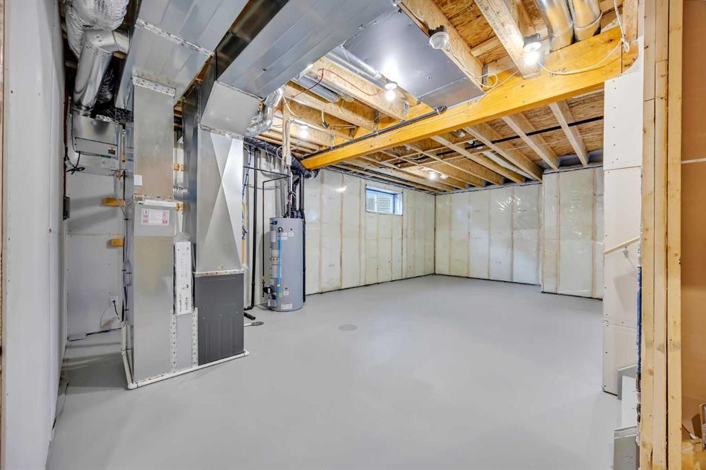 154 Northern Lights Crescent, Langdon, AB - Indoor Photo Showing Basement