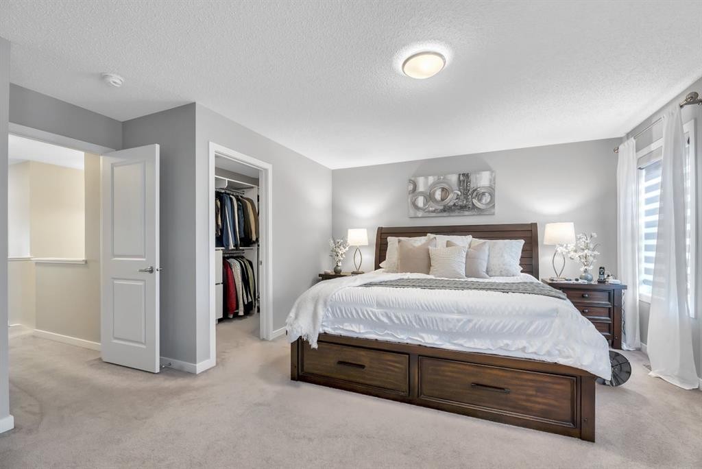 63 Walgrove Way Se, Calgary, AB - Indoor Photo Showing Bedroom