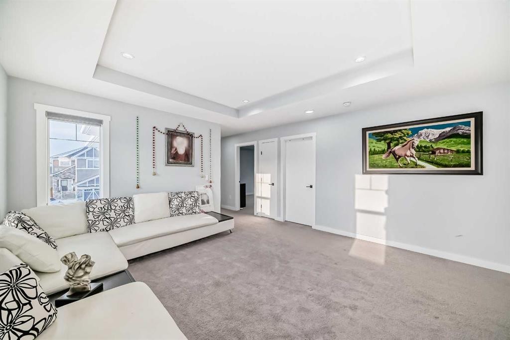 2 Chelsea Bay, Chestermere, AB - Indoor Photo Showing Living Room