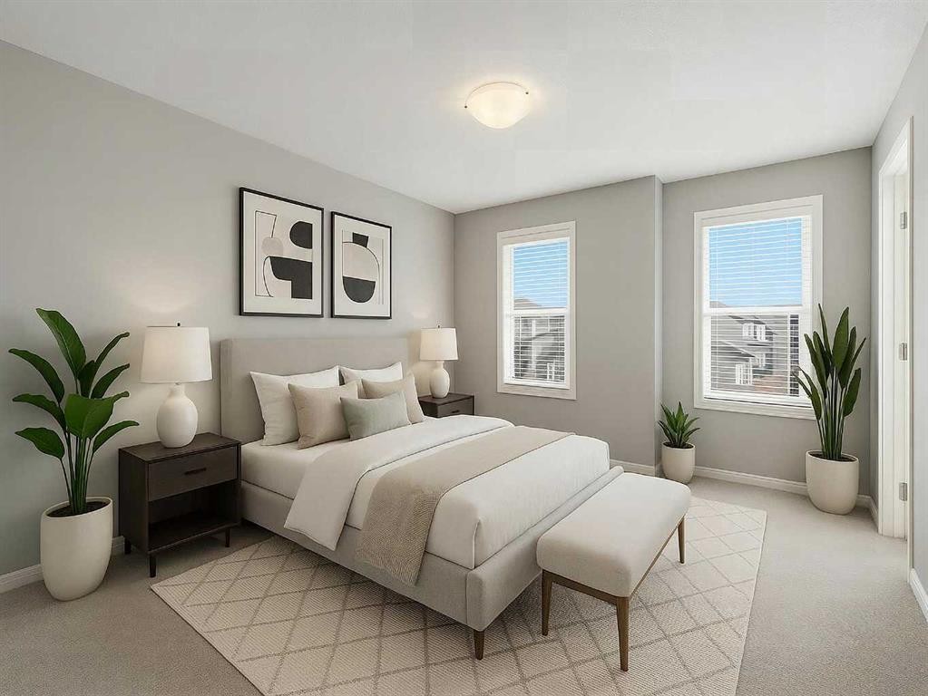 89 Walgrove Rise Se, Calgary, AB - Indoor Photo Showing Bedroom