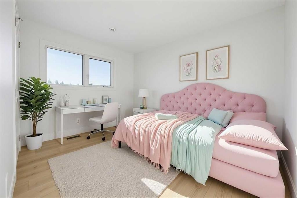 1016 Mapleglade Drive Se, Calgary, AB - Indoor Photo Showing Bedroom