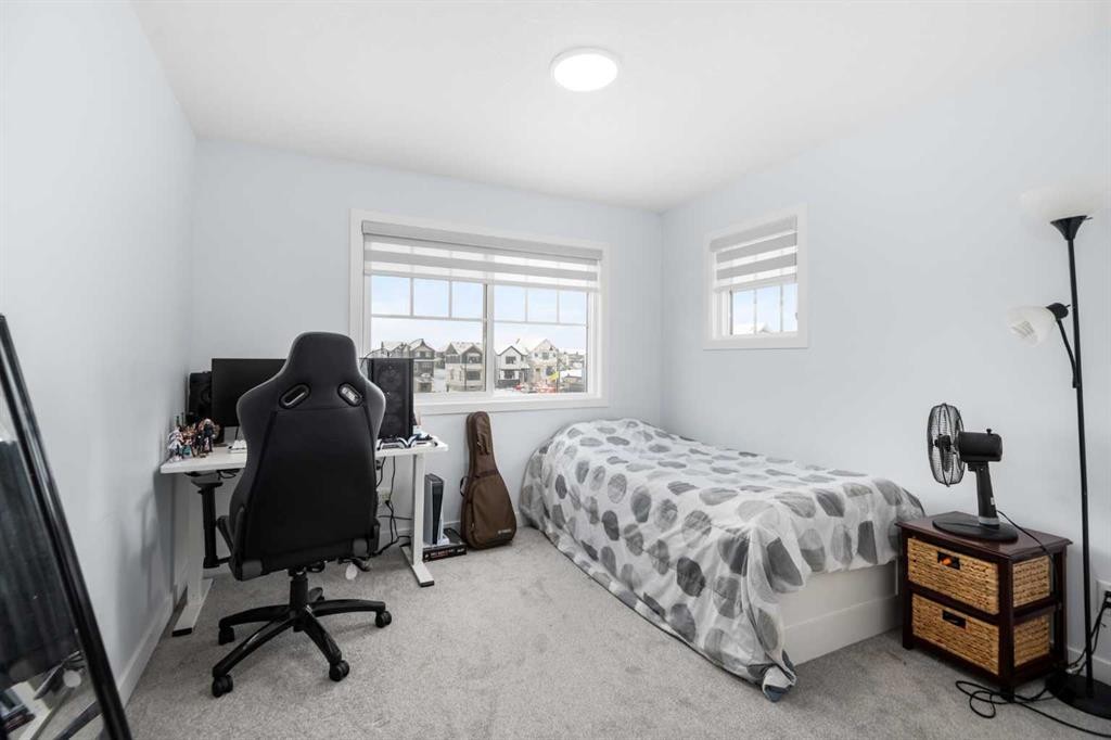 158 Magnolia Path Se, Calgary, AB - Indoor Photo Showing Bedroom