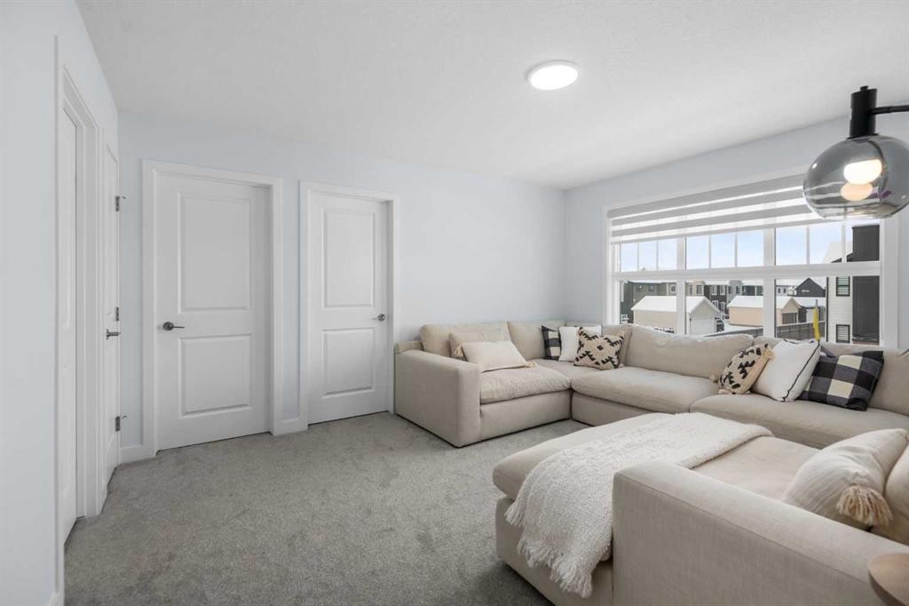 158 Magnolia Path Se, Calgary, AB - Indoor Photo Showing Living Room