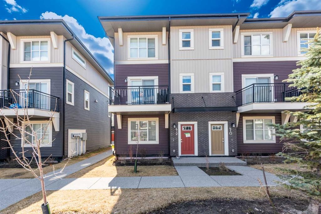 412-30 Cornerstone Manor Ne, Calgary, AB - Outdoor With Balcony With Facade