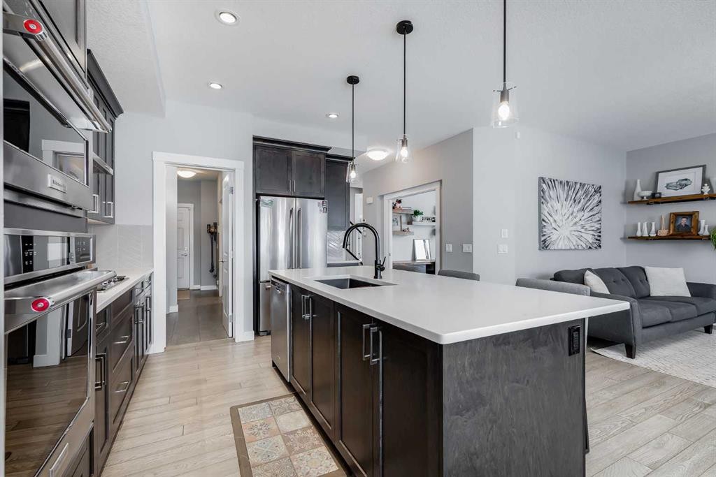 230 Nolanhurst Bay Nw, Calgary, AB - Indoor Photo Showing Kitchen With Stainless Steel Kitchen With Upgraded Kitchen