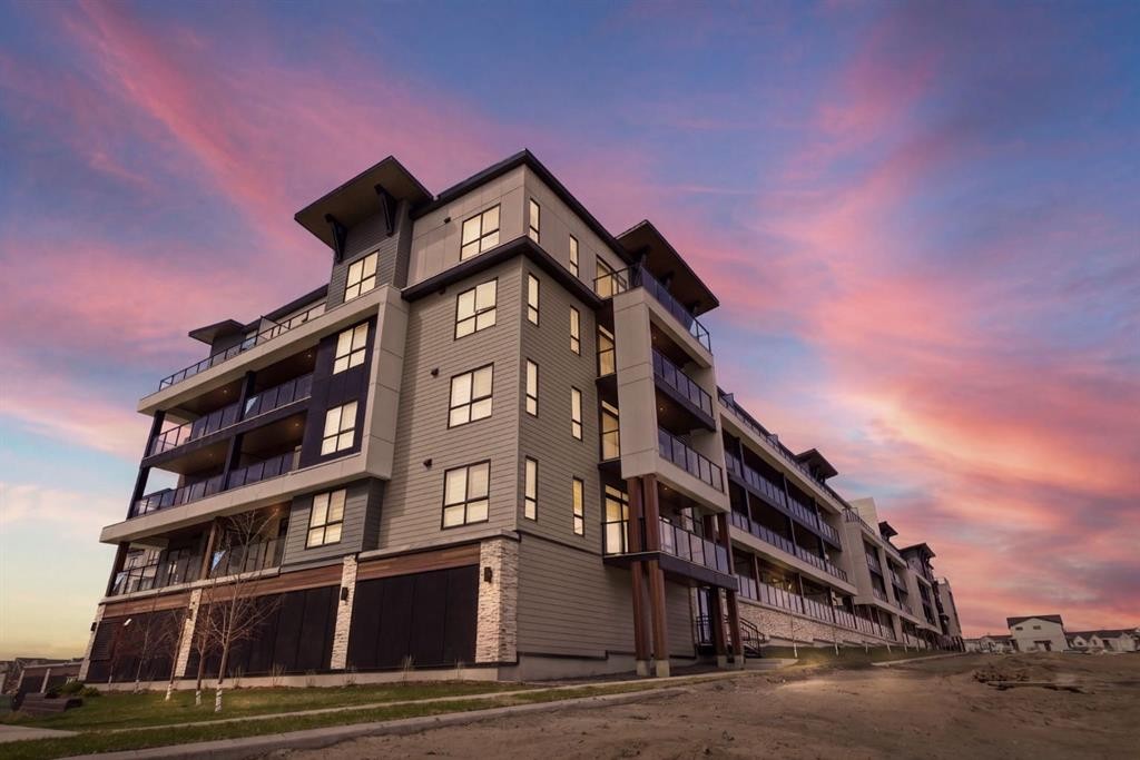 7306-1802 Mahogany Boulevard Se, Calgary, AB - Outdoor With Balcony