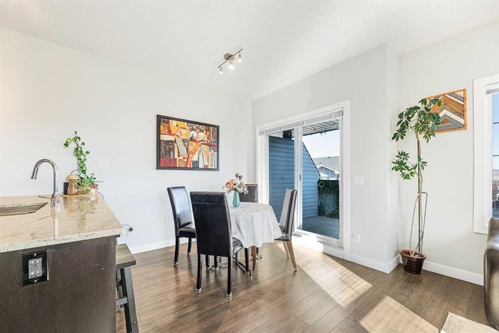108 Jumping Pound Common, Cochrane, AB - Indoor Photo Showing Dining Room