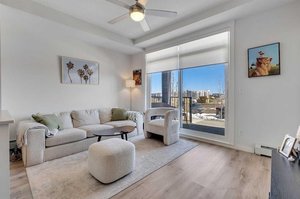 104-30 Sage Hill Walk Nw, Calgary, AB - Indoor Photo Showing Living Room