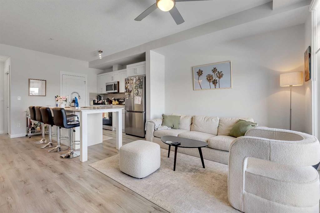 104-30 Sage Hill Walk Nw, Calgary, AB - Indoor Photo Showing Living Room