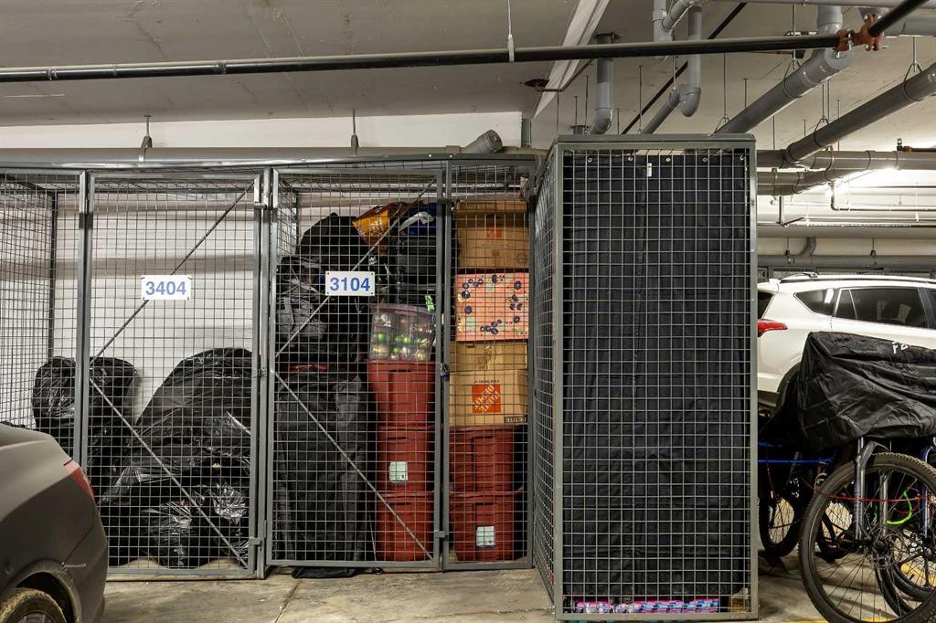 104-30 Sage Hill Walk Nw, Calgary, AB - Indoor Photo Showing Garage
