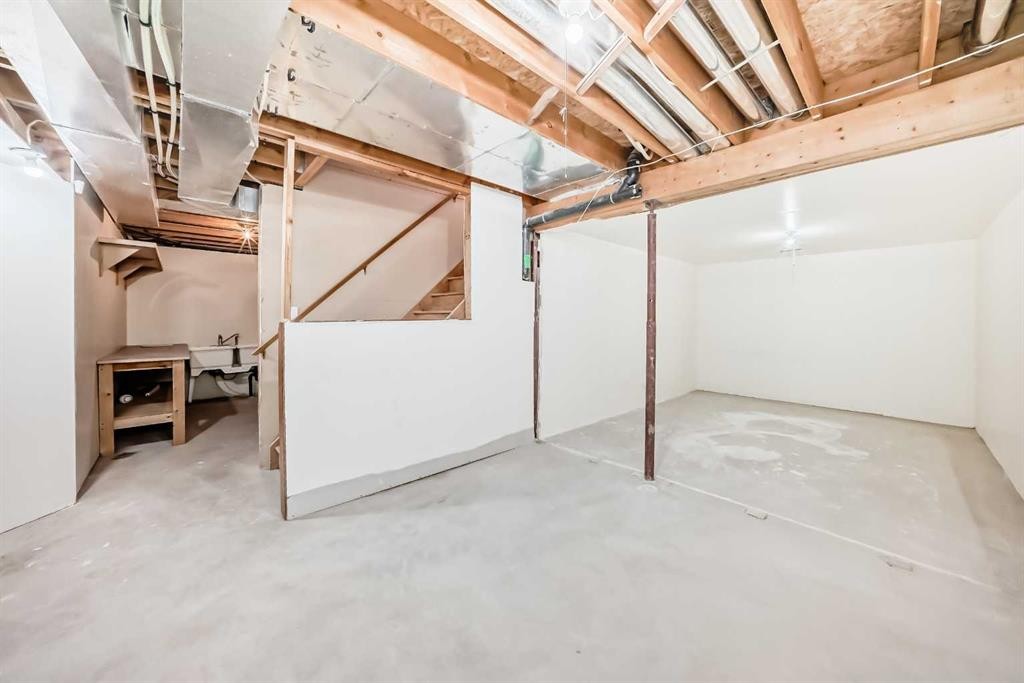 6 Arbour Stone Rise Nw, Calgary, AB - Indoor Photo Showing Basement