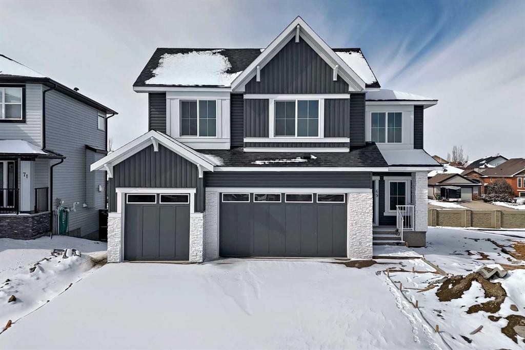 69 Lakes Estates Circle, Strathmore, AB - Outdoor With Facade