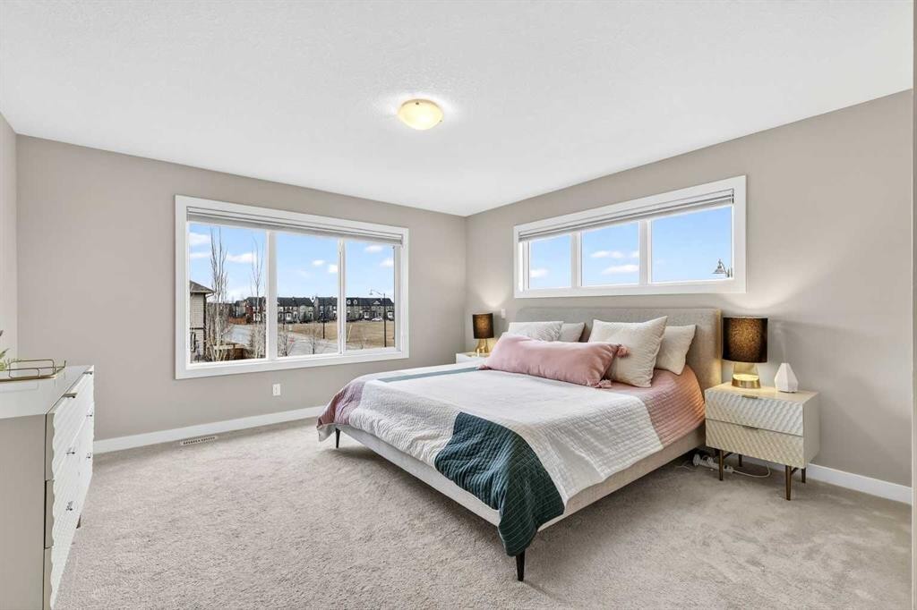9 Legacy Lane Se, Calgary, AB - Indoor Photo Showing Bedroom