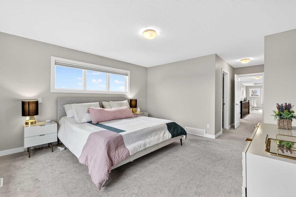 9 Legacy Lane Se, Calgary, AB - Indoor Photo Showing Bedroom